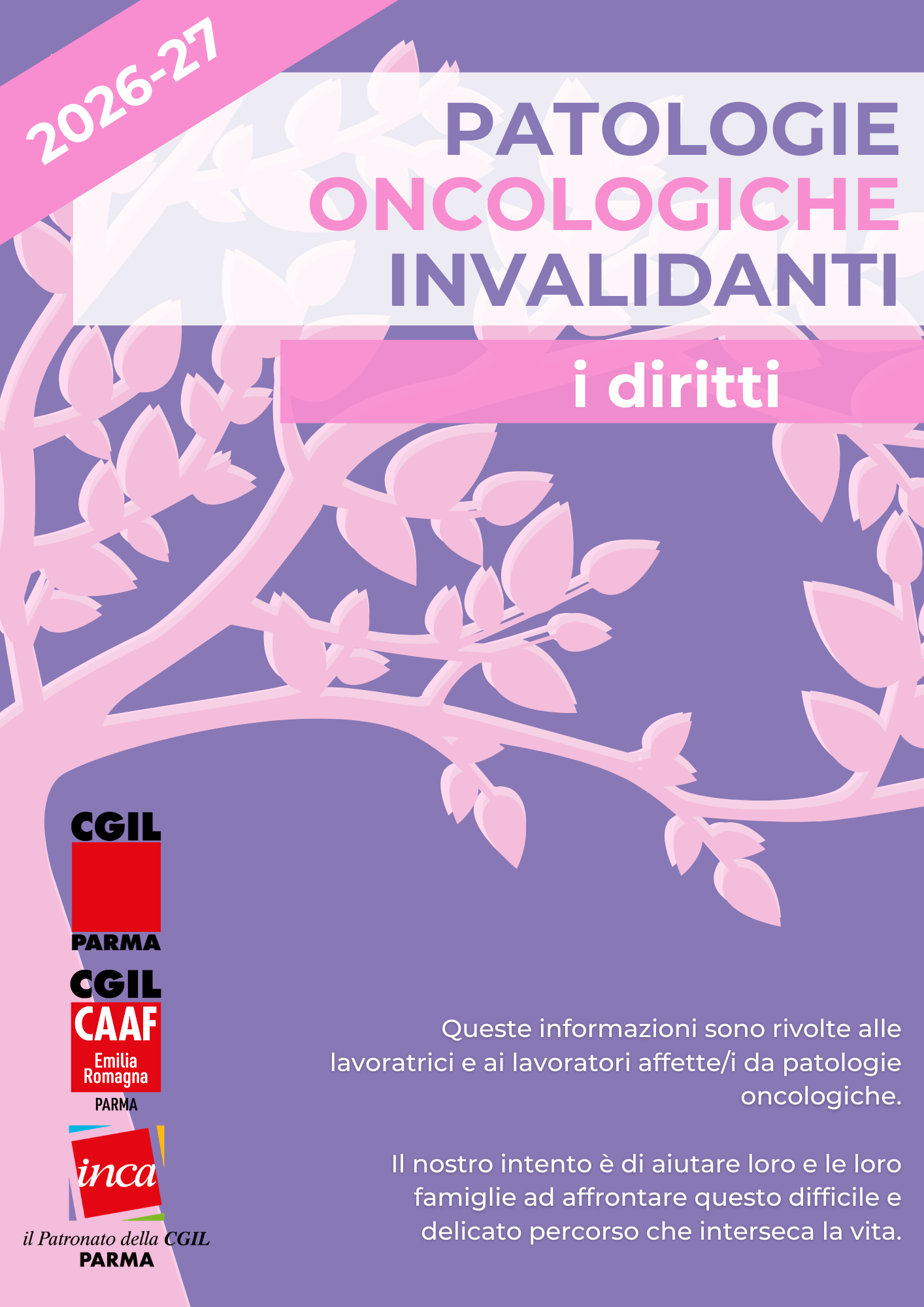 Copertina Vademecum Patologie Oncologiche Invalidanti